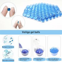 Gel balletjes mix kleur - 40.000 stuks -orbeez balletjes - water balletjes 7-8mm - gel blaster bal
