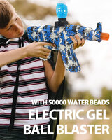 Gel Blaster - AK-Style  - Graffiti - compleet set - oplaadbaar - 30CM + 2 zakjes gelballen (11.000 balletjes)
