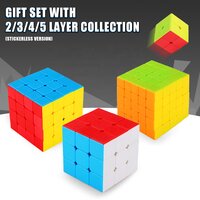 Kubus set 4in1 - Magig Cube - 2x2 - 3x3 - 4x4 - 5x5