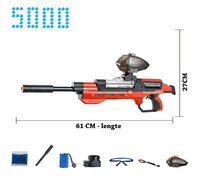 Gel Blaster - Space gun Frost Fire - compleet set - oplaadbaar - 61CM