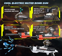 Gel Blaster - Space gun Frost Fire - compleet set - oplaadbaar - 61CM