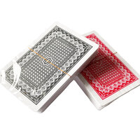 Speelkaart set - 2-pak - waterdicht - 100% plastic - BOVAL