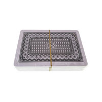 Speelkaart &nbsp;- waterdicht - 100% plastic - BOHUA GOLD - zwart