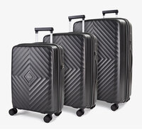 Koffers  - Rock - Set van 3 - Houtskool kleur - 54/64/73 cm