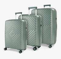 Koffers - Rock - Set van 3 - Salie Groen - 54/64/73 cm