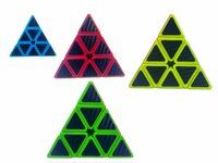 Pyraminx cube - breinbreker - piramide kubus - driehoek kubus 9.5 cm