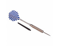 Dartpijl - 3 stuks staal dartpijlen - Darten -  incl. darts shafts en opbergdoos- blauw