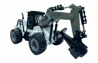 Speelgoed RC Voertuig met zaagblad - 1:50 - Radiografisch werkvoertuig wit