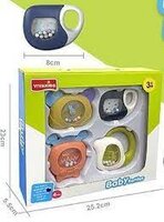 Baby rammelaar - set van 4 stuks - Bijtring - baby speelgoed