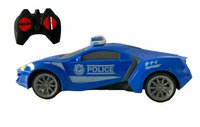 RC Police Car - afstand bestuurbare politieauto - blauw