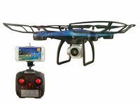 Drone met live camera - Wifi - app control - 2.4GHZ - Hover functie - Zwart