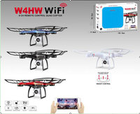 Drone met live camera - Wifi - app control - 2.4GHZ - Hover functie - Zwart