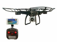 Drone with live camera - Wifi - app control - 2.4GHZ - Hover function - Blue