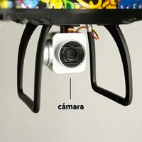 Quadcopter met Live Camera - Graffiti - Wifi - App Control - 2.4GHz - Hover Functie - Drone