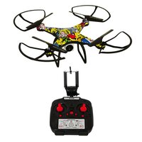 Quadcopter met Live Camera - Graffiti - Wifi - App Control - 2.4GHz - Hover Functie - Drone