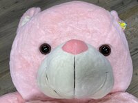 Knuffelbeer Groot Roze - XXL - zacht knuffel - met Love kussentje 110CM