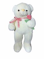 Teddybeer - i Love you - 110CM - zacht knuffel beertje met roosje  - XXL beer