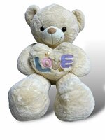 Knuffelbeer Groot - 75CM- zacht knuffel - met Love kussentje - Teddy beer