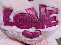 Knuffelbeer Groot Roze- 75CM- zacht knuffel - met Love kussentje - Teddy beer