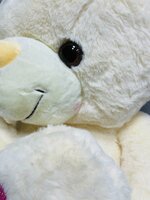 Knuffelbeer Groot Beige - 75CM- zacht knuffel - met Love kussentje - Teddy beer