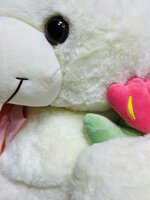 Teddybeer - i Love you - 75CM - zacht knuffel beertje met roosje  - knuffelbeer