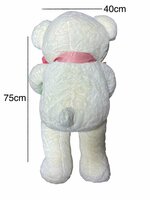 Teddybeer - i Love you - 75CM - zacht knuffel beertje met roosje  - knuffelbeer