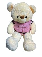 Knuffelbeer Teddybeer - 75CM - zacht knuffel beertje - met t-shirt