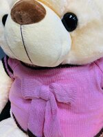 Knuffelbeer Teddybeer - 75CM - zacht knuffel beertje - met t-shirt