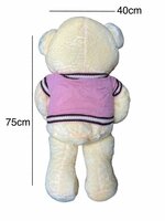 Knuffelbeer Teddybeer - 75CM - zacht knuffel beertje - met t-shirt