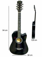 Western Gitaar - 6 snaren - Cutaway Akoestisch Guitar 38"