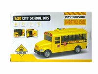City School Bus - with light and sound 20 cm yellow - toy van