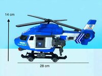 Politie Reddingshelikopter - helikopter speelgoed - chopper - met licht en geluid 29CM
