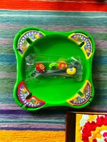 Battle Gyro - compleet spel set 4x gyro met launcher en arena - 1 tot 4 spelers - Top Dinosaur 