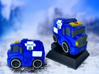 Politiewagen - met sirene geluiden en lichtjes 19.5cm