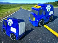 Politiewagen - met sirene geluiden en lichtjes 19.5cm