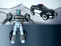 Mecha Optimus Prime Politie robot - DIY - Deformation robot en auto - 2 in 1