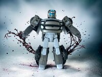 Mecha Optimus Prime Politie robot - DIY - Deformation robot en auto - 2 in 1