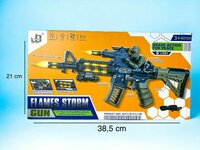 Flames Storm - met 3D licht en geluid - tril effect - bewegende kogelriem 