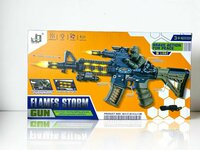Flames Storm - met 3D licht en geluid - tril effect - bewegende kogelriem 