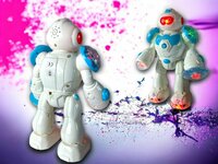 ROBOT - interactieve speelgoed robot - licht en geluidseffecten 25CM
