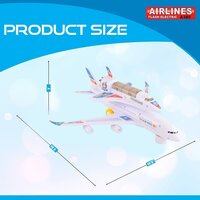 Space Shuttle - speelgoed vliegtuig - met geluid en kan bewegen - 44CM 