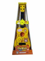 Chick Guitar - 4 snaren - 54CM - speelgoedgitaar - kuikentje - vanaf 3 jaar