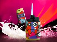 Jet Flame turbo aanstekers  - wind aansteker - 20 stuks in display - 360&deg; Surferboy print branders - soft touch