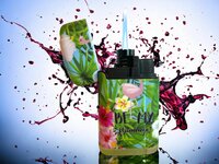Jet Flame turbo aanstekers  - wind aansteker - 20 stuks in display - 360&deg; Flamingo print branders - soft touch