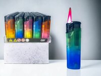 Aanstekers - turbo vlam - tray van 50 stuks - windproof aansteker