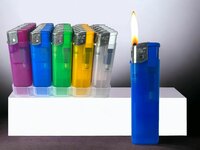 Aanstekers 25 stuks - navulbaar - Doorzichtige Frosty kleur - vio &reg; Aansteker