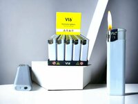 Aanstekers 50 stuks - wit - bedruk aansteker - navulbaar