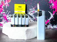 Aanstekers 50 stuks - wit - bedruk aansteker - navulbaar