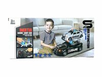 Police car 99 USA  - politie auto met frictiemotor - geluids- en lichteffecten - 1:16
