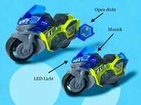 Motorcycle Race ZTO - speelgoed motor - geluid, licht en frictiemotor - 1:16